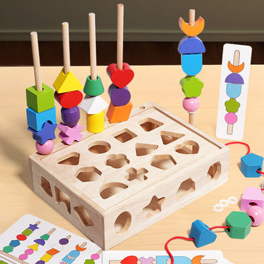 EcoToys Juego de Correspondencia de Formas Coloridas | Estimula la Creatividad - Descubre el Reconocimiento de Formas y Habilidades Cognitivas
